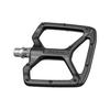 Funn Python Flat Mountain Bike Pedals Wide Platform Mountain Bike Bicycle Pedals with CrMo Axle - BMX/MTB 9/16" (Black)