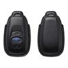 Genuine Leather Key Case Cover for Subaru Levorg, Legacy, Forester, XV, and BRZ (Blue)
