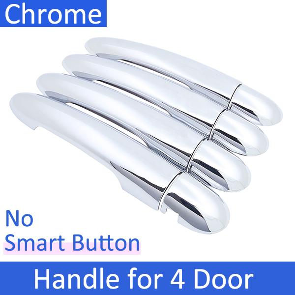 

4x для Nissan Primera P12 2002 2003 2004 2005 2006 2007 2008 хромированная крышка дверной ручки автомобильные аксессуары наклейки отделка Стайлинг Handle NO Button