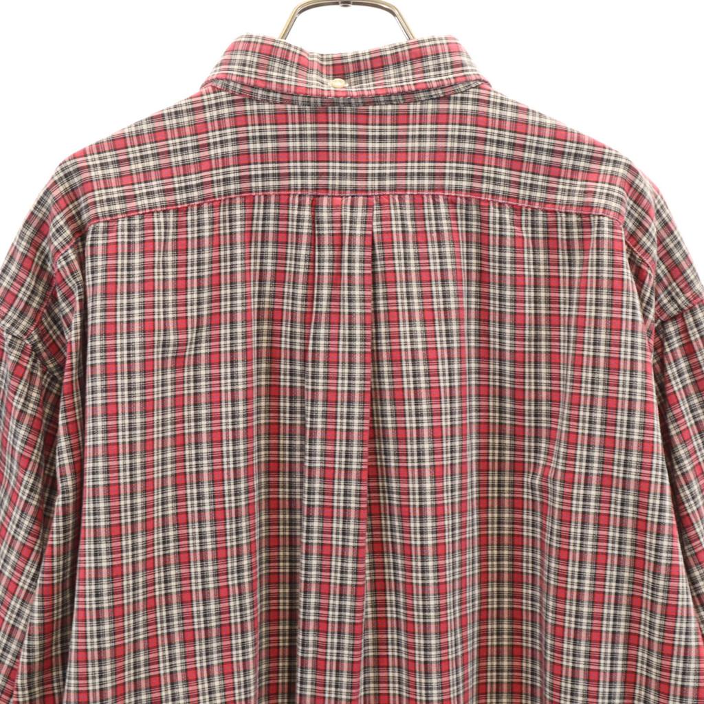 Polo by Ralph Lauren 90s Old Canadian Check Pattern Long Sleeve Button Down Shirt Men's Used