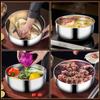 Extra Thick Stainless Steel Bowl Household Large Capacity Baking Bowl Suitable for Mixing Dough Stirring Salads Multi-purposed