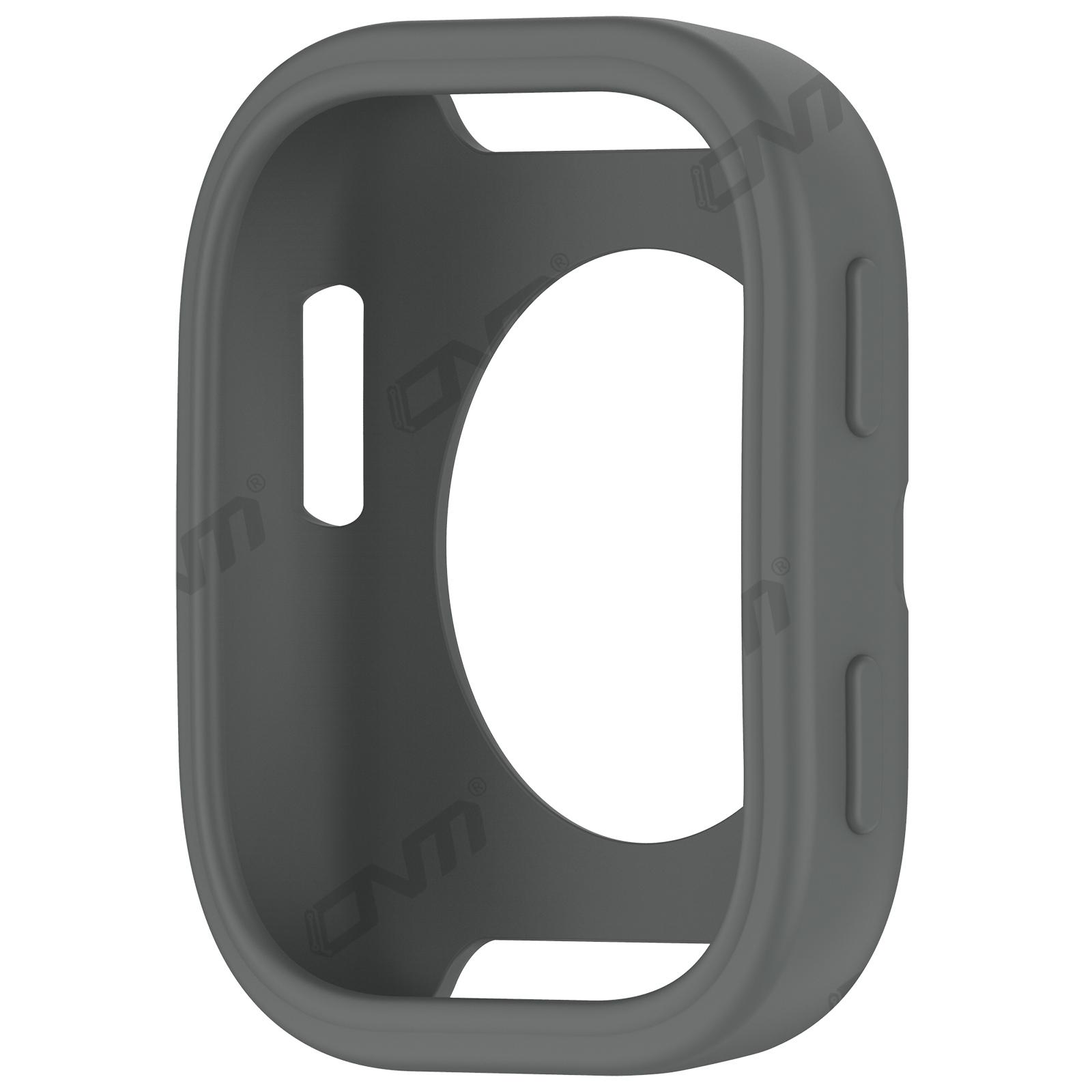 

Мягкий силиконовый чехол-накладка для смарт-часов Amazfit Bip 6, влагозащитный защитный чехол с защитой от царапин for Amazfit Bip 6 темно-серого