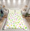 Homewish Colorful Flower Duvet Cover SetBotanical Plants For Kids Bedding SetSpring Graden Decor