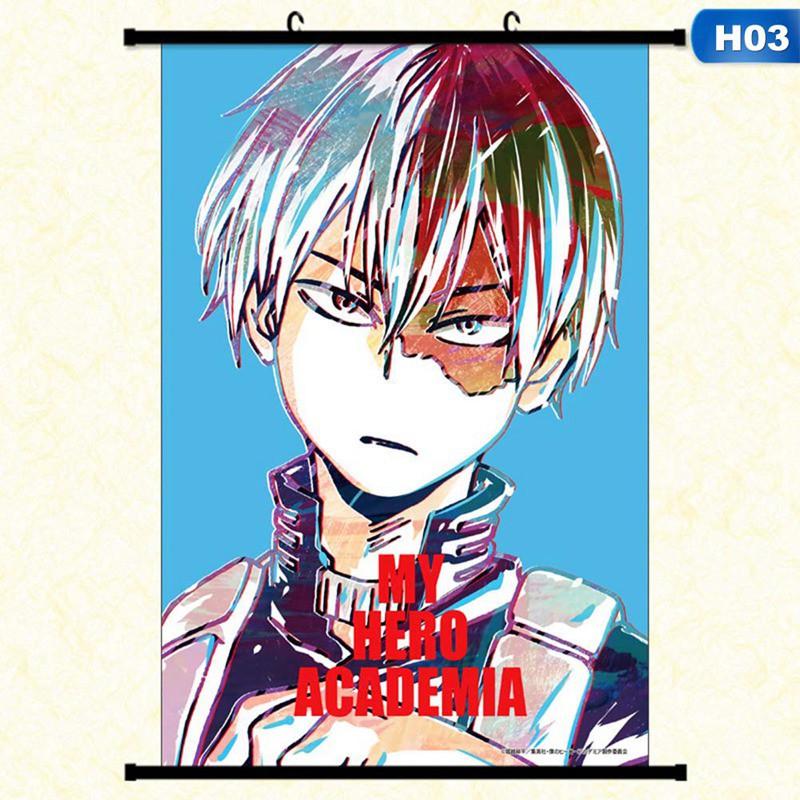

Anime Boku Todoroki My Hero Academia Wall Scroll Poster Cosplay Hanging Painting #1337