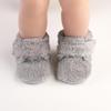 Infant Warm Cotton Shoes: Cozy 0-1 Year Furry Indoor Walking Shoes 7111