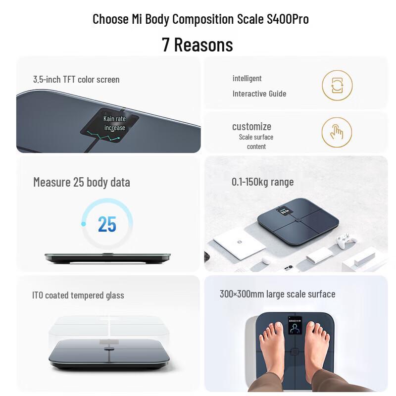 Xiaomi Smart Body Fat Scale S400 Pro
