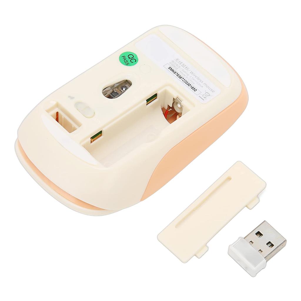 Wireless Keyboard and Mouse 68 Keys Cute Retro Round Keycap Typewriter Keyboard with Wireless Mouse 3 Computer Keyboard and Mouse Set for Home Office