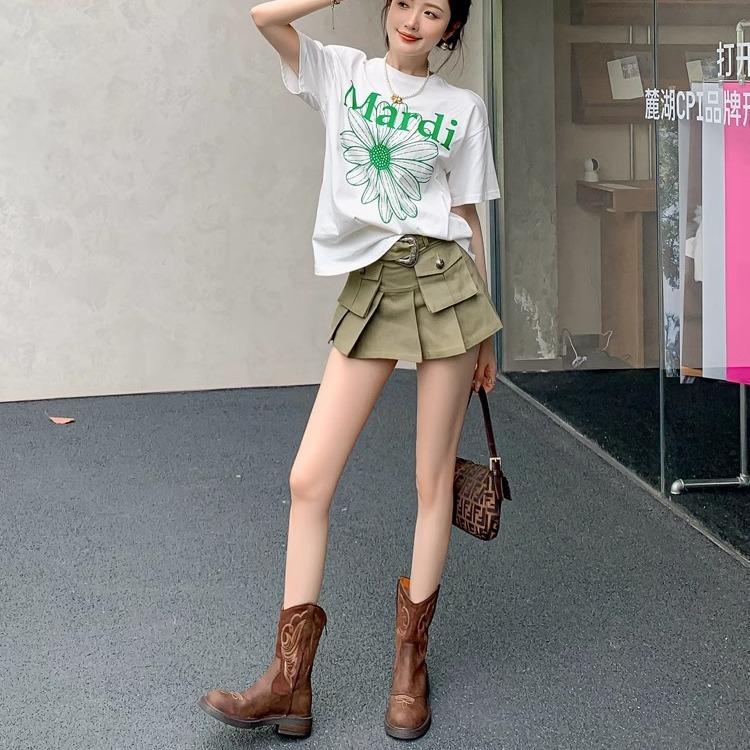 Ziyan Vintage British Travel Wear Western Boots Embroidered Knight Boots Short Boots Women's Martin Boots Merard Summer