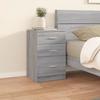 VidaXL Bedside Table Sonoma Grey 40x40x63 Cm Engineered Wood820521