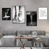 Black and White Ballet Girl Ballerina Posters And Prints Dancer Canvas Painting Wall Art Picture Home Decor For Living Room