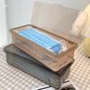 Masken-Aufbewahrungsbox Staubdicht Transparent Schreibtisch-Ordnung Kleinteile-Aufbewahrungsbox