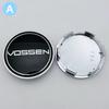 4pcs 65mm Vossen Logo Emblem Car Wheel Center Caps Auto Rim Center Cover Replace Car Accessories