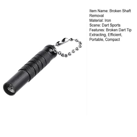 Herramienta de Extracción de Caña Rota Extractor de Punta de Dardos Rota Tirador de Punta de Dardos Accesorio de Reparación para Dardos de Acero y Blandos