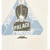Palace x Porter SS23 Collaborative Cartoon Logo Print Round Neck Casual Short Sleeve T-Shirt Unisex Tops Off-White PLC23S2006