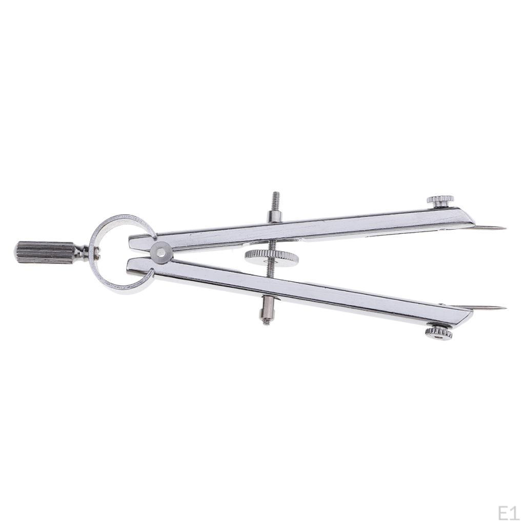 Precision Spring Dividers Calipers Leather Compass DIY Drafting Tools