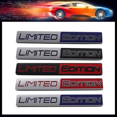 3D Auto Styling Metall Limited Edition Dekorative Klebeemblem Heckklappen-Badge Kotflügelaufkleber Karosserieaufkleber Autozubehör Namensschild