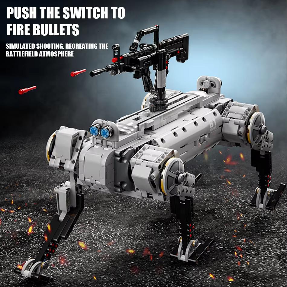 Remote Control Intelligence Robot Dog Building Blocks