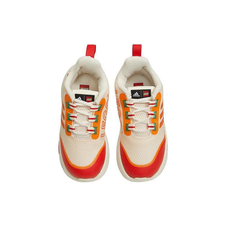 adidas LEGO x Racer TR I Ecru Tint Bahia Orange Baby Sneakers Cream Red GW4003