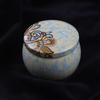 Lovely Mini Tin Box Gift Jewelry Tin Box Cookie Candy Tea Storage Round Drum Tinplate Box Drawer Organizer