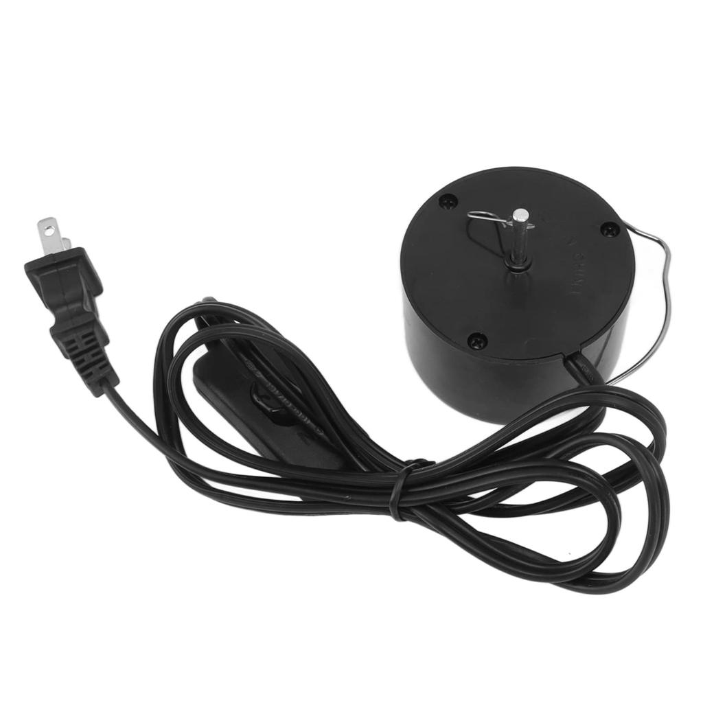 Electric Mobile Motor for Suncatchers, Plastic 3KG Load Capacity Hanging Display Motor (US Plug 110V)