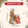 Christmas Nativity Scene Crafts Collectible Decorative Holy Family Figurine Ornament for