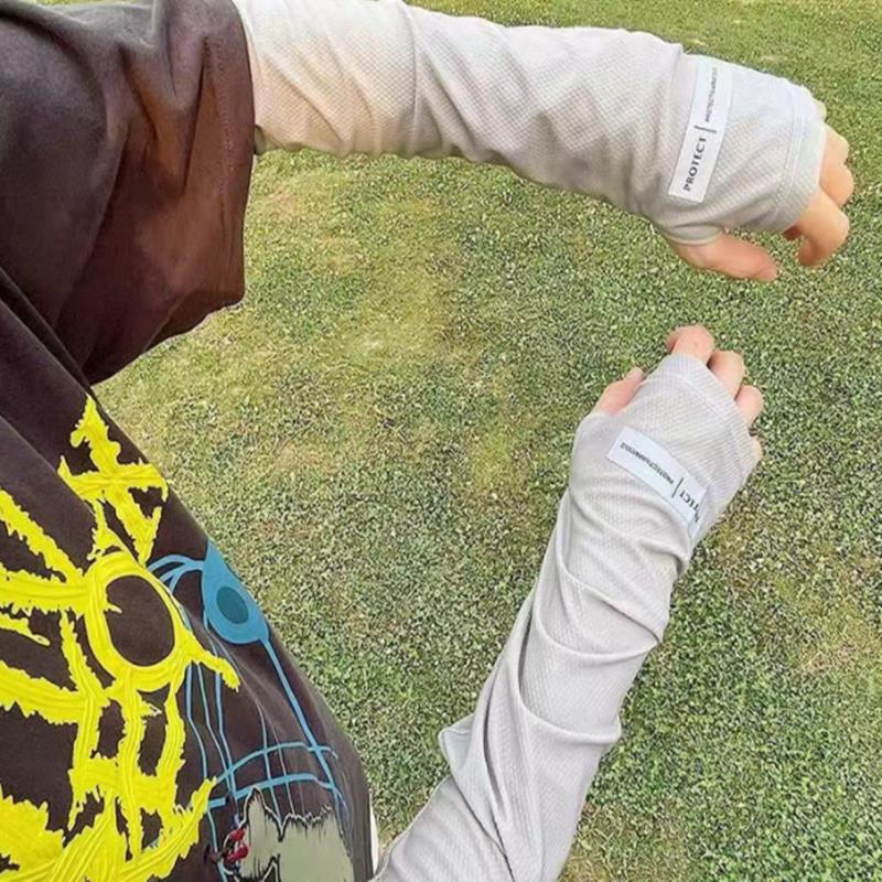 Sunscreen Sleeves Ice Sleeves Men s Large Size Sun Protection Arm Sleeves Outdoor Driving UV Protection Loose Arm Sleeves Gloves