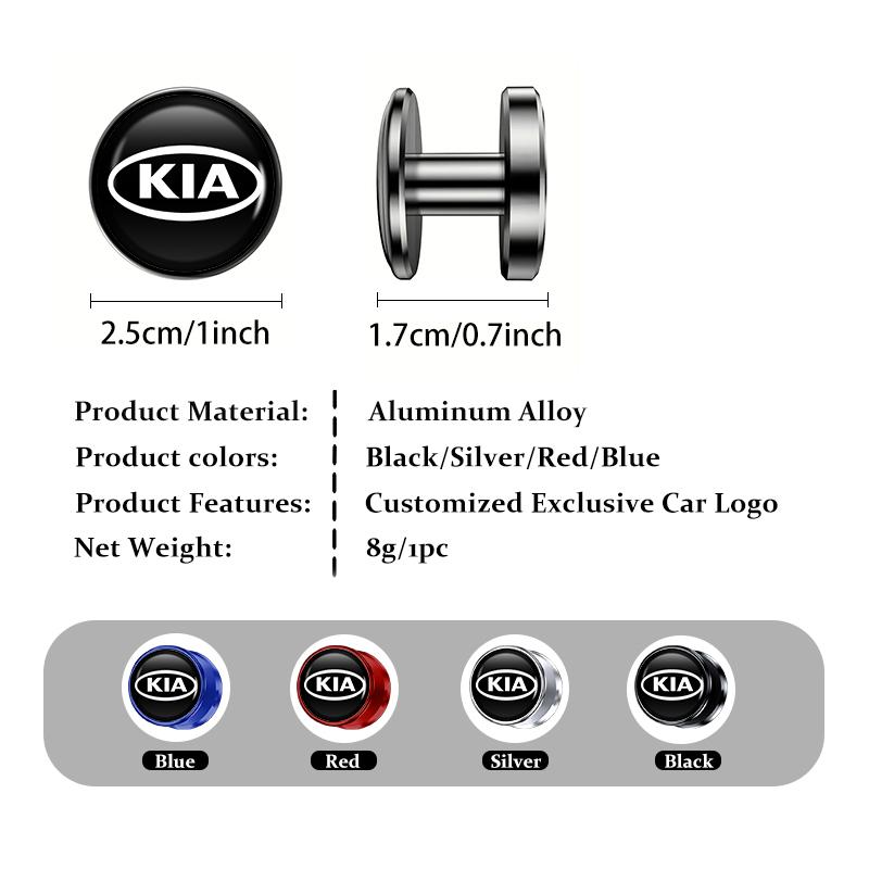 For KIA Car Hooks Small Hanger Self Adhesive Sticky Storage Auto Accessories Spectra Sedona Cadenza Proceed Sephia Stonic Carens