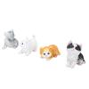 4pcs Miniature Cat Figurines Resin Cute Mini Kittens Statue for Desk Dollhouses Landscape Bonsai Decoration
