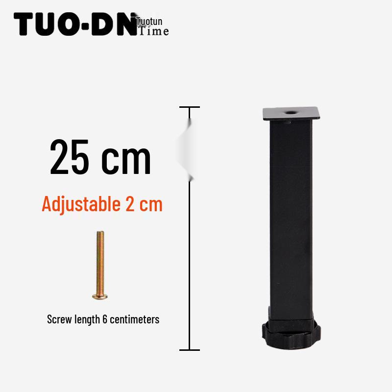 Adjustable Ribbed Bed Frame Support Legs - T-Shaped Accessories