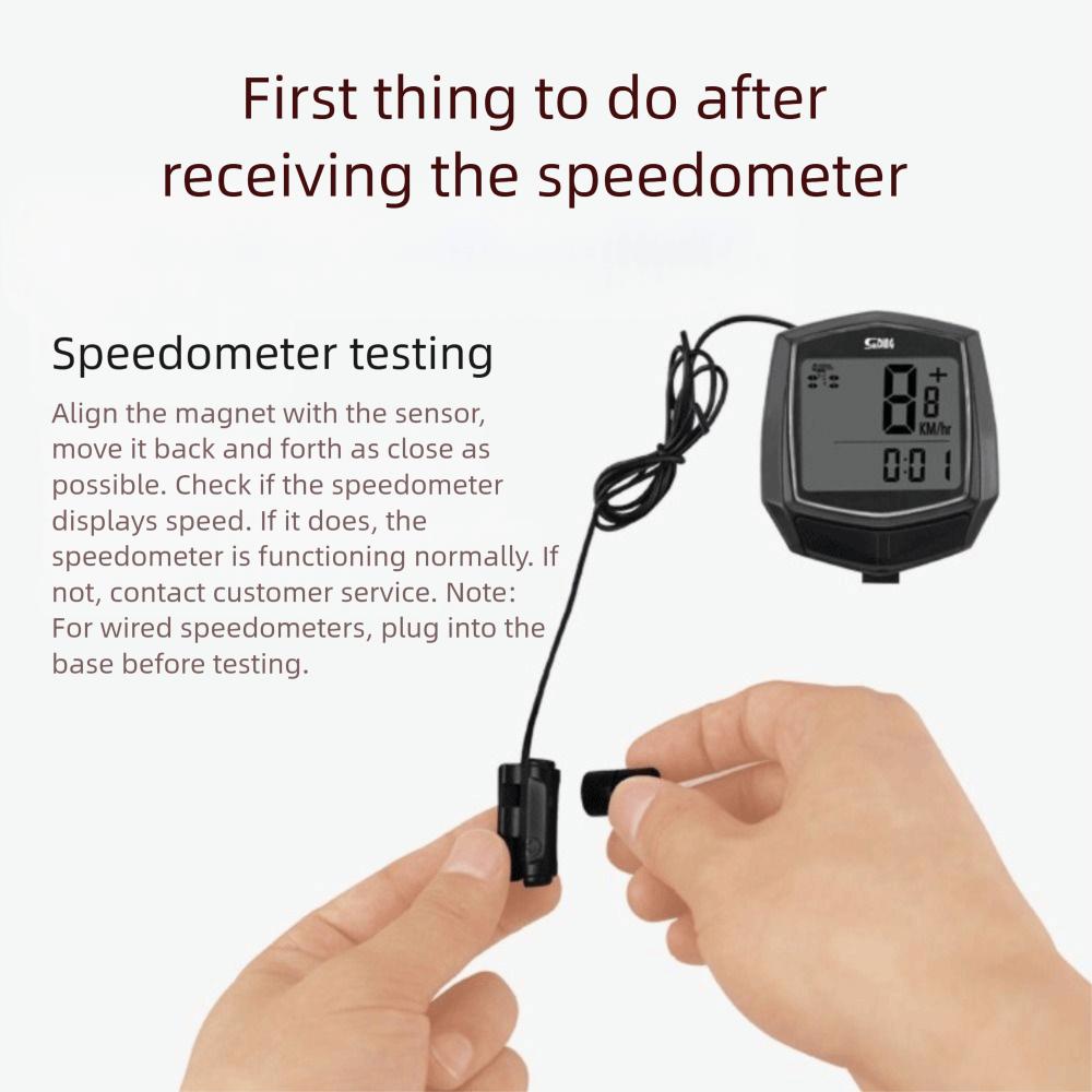 Waterproof Bicycle Cycling Computer LCD Display Digital Speedometer Bike Speedmeter  Mountain Bike