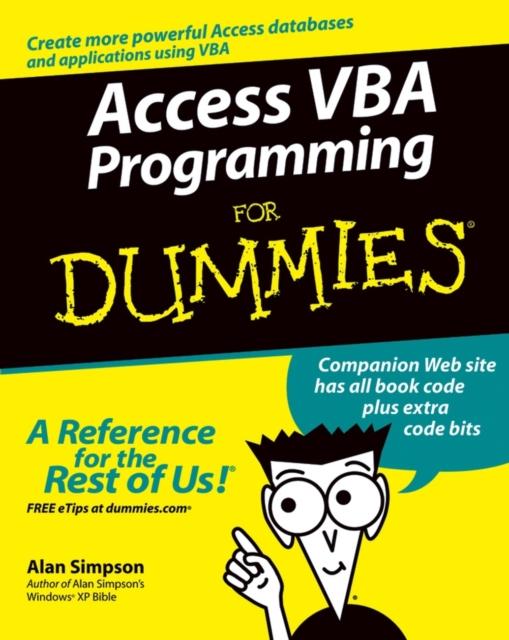 Kniha Access VBA Programming For Dummies