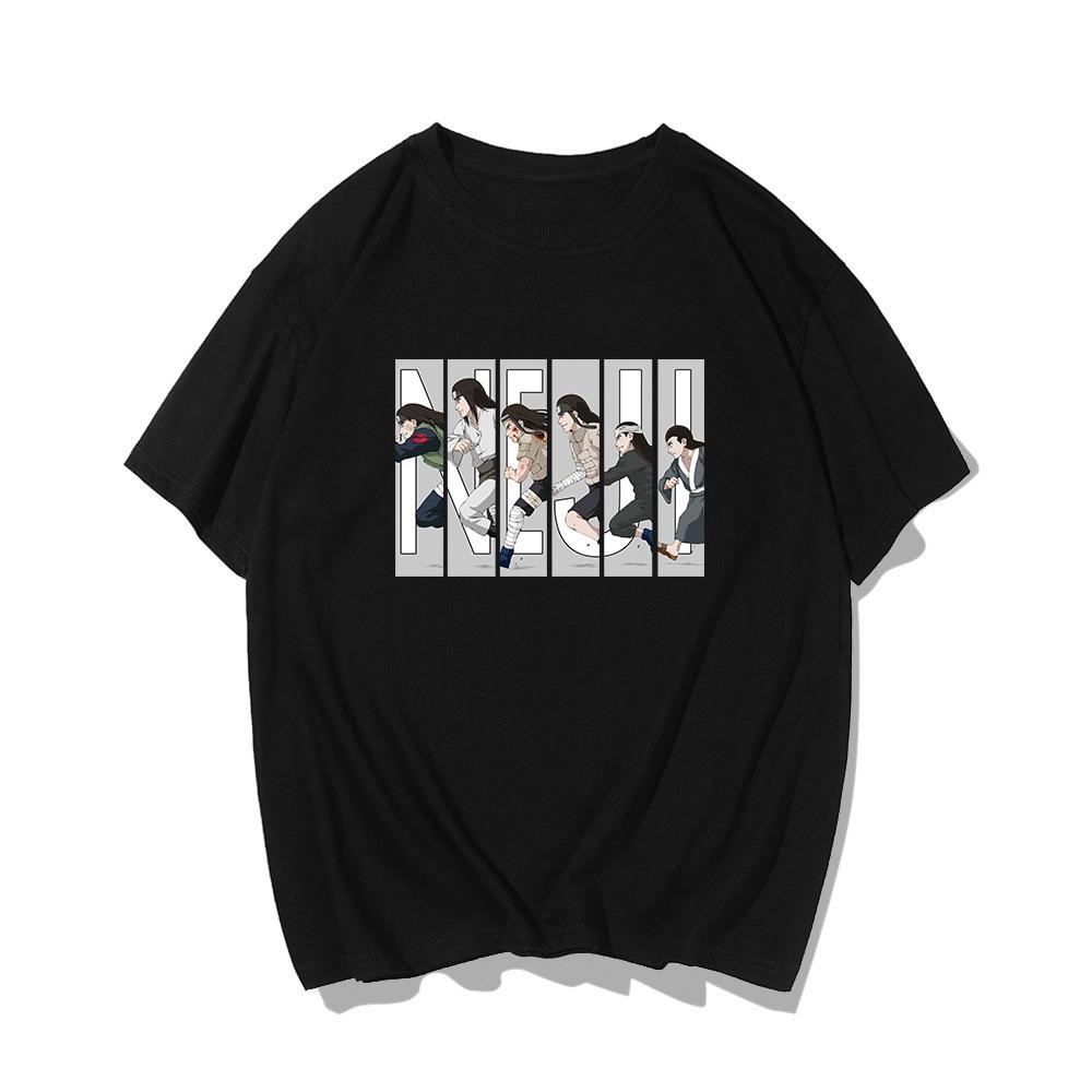 Short-sleeved men's summer tide brand joint cartoon animation peripheral pure cotton loose trend T-shirt 0207