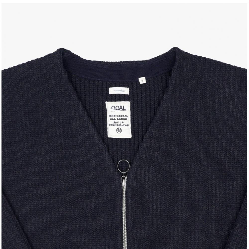 Nanamica 5g Zip Up Unisex Cardigan S26sj007e
