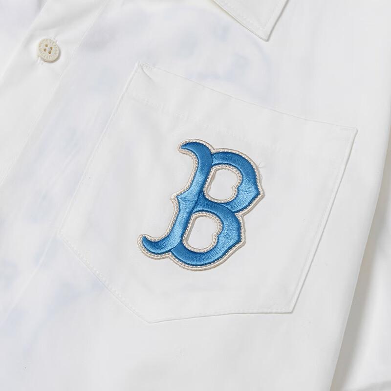 New MLB Shirts Unisex Ivory 3AWSM0341-43IVS