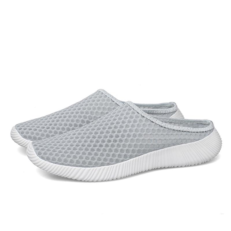 Summer Casual Women Shoes Slippers Fashion Breathable Walking Mesh Flat Slippers Sneakers Gym Shoe Outdoor Female Footwear