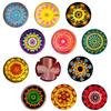 Mandala Pattern Crystal Glass Soft Magnet for Refrigerator & Whiteboard Decoration