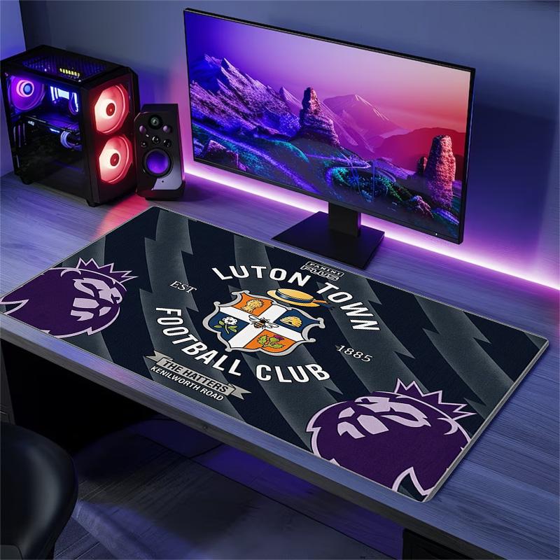 Luton Town FC Color Mouse Pad Large Gaming Table Cushion Non-slip Laptop Tablet Big Mousepad XXL Mat Mini PC Playmat With Lock Edge