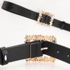 2022 Women's Classic PU Leather Belt with Alloy Pin Buckle - Versatile for Trousers and Skirts