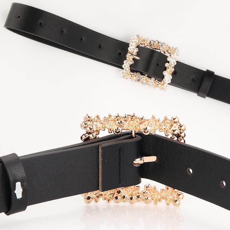 2022 Women's Classic PU Leather Belt with Alloy Pin Buckle - Versatile for Trousers and Skirts