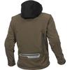 KOMINE Motorcycle Protective Soft Shell Winter Parka Deep Olive L For and Spring CE Standard Level 2 Stretch Material Windproof Protector JK-590