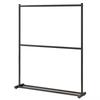 Double-Layer Hanger: Space-Saving Floor Rack for Clothes and Hats