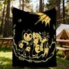 1 Stück Bendy and the Ink Machine Outdoor Flanell-Kuscheldecke - HD-Druck Leichte Weiche Warme Ganzjahresdecke für Sofa, Bett, Reisen, Camping 029