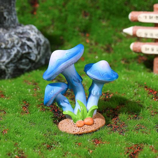 Mushroom Ornament Miniature Synthetic Resin Micro Landscape Decoration Forest Style Fairy Garden Accessories