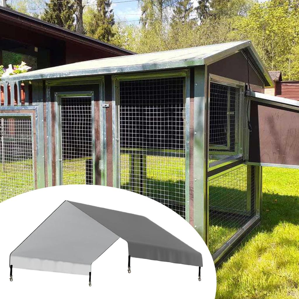 Chicken Coop Cover Waterproof Shade Cloth Replacement For Chicken Coop Long Lasting Accessory Screens Canopy Protection For