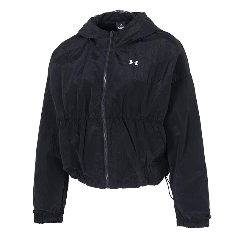 

Under Armour Woven Hooded Training Windbreaker Women Jacket 6010942-001 XXL