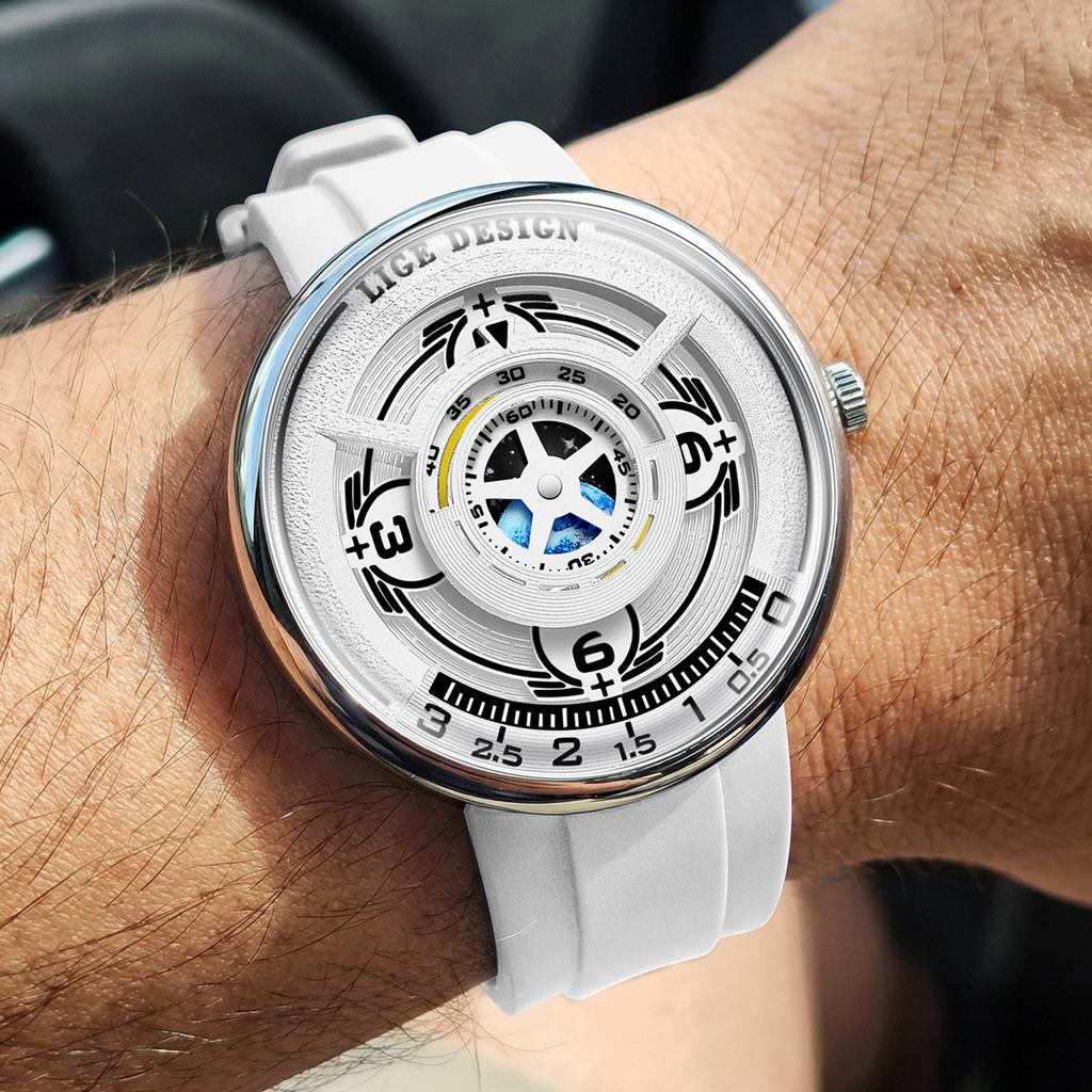 LIGE Top Fashion Men's Watches Waterproof Luminous Stainless Steel Men Wristwatch Chronograph Date Quartz Business Man Watch