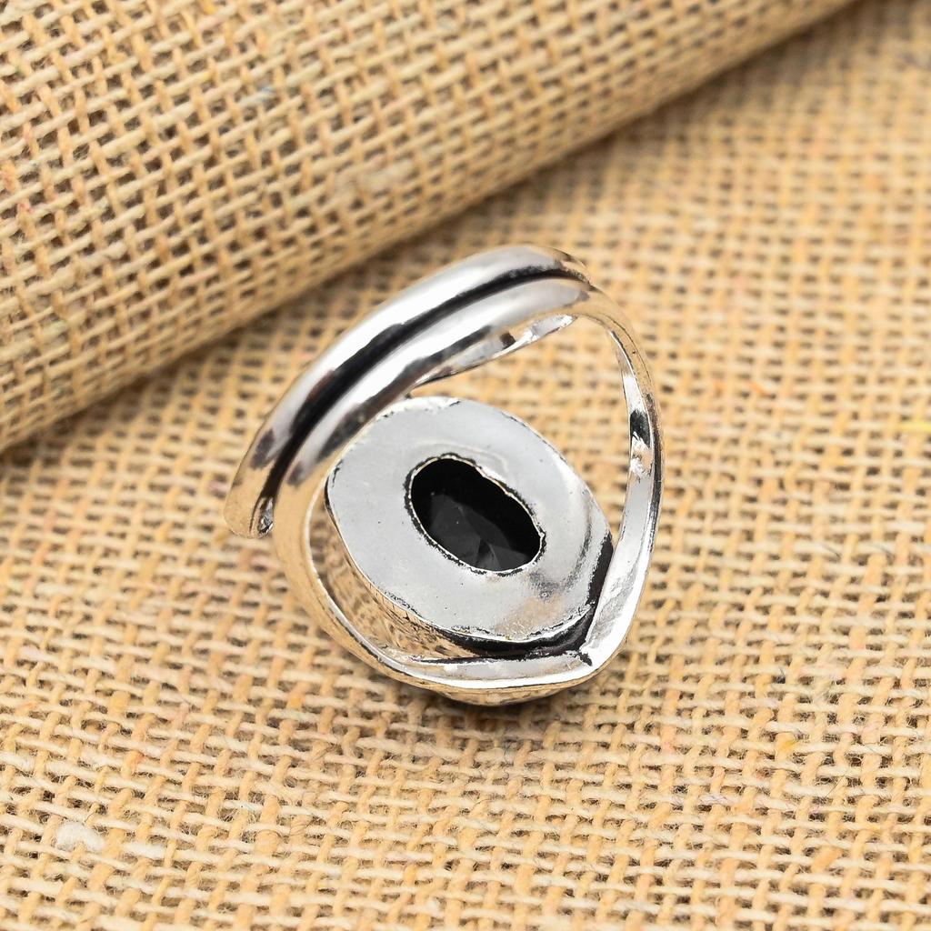 Chrome Diopside Gemstone Handmade Jewelry 925 Sterling Silver Ring for Her