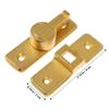 Right Angle Barn Door Latch Lock Adhesive Mount Zinc Alloy Security Bolt Flip Door Latch Safety Lock 90 Degree Luminous