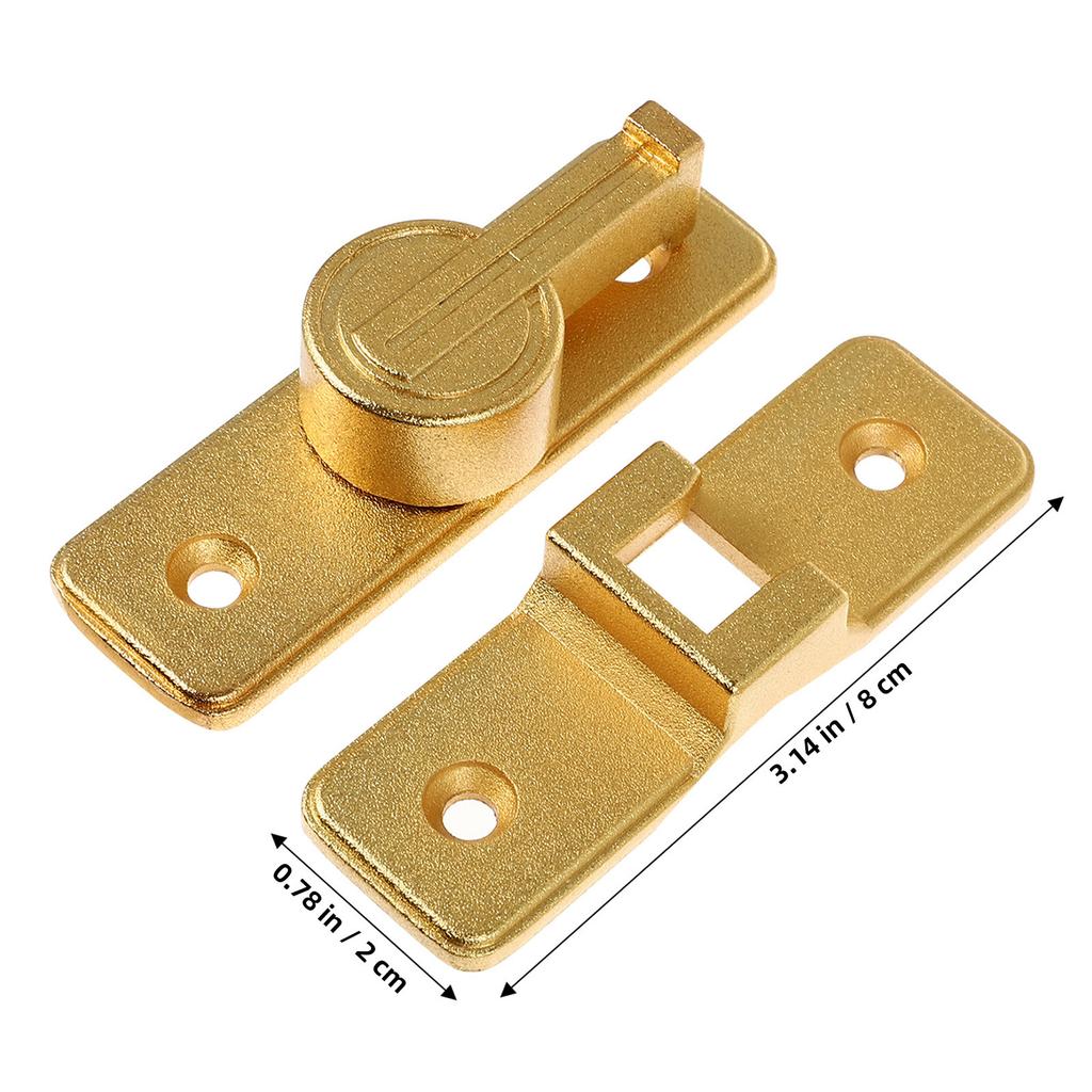 Right Angle Barn Door Latch Lock Adhesive Mount Zinc Alloy Security Bolt Flip Door Latch Safety Lock 90 Degree Luminous