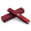 24 Holes Portable Harmonica Professional Compact Mouth Organ Standard Harmonica Musical Instrument  for Students Beginners